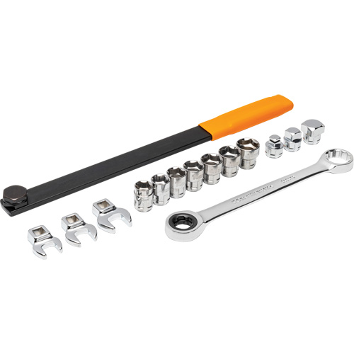15 Piece Ratcheting Serpentine Belt Tool Set Maritime Industrial Rubber
