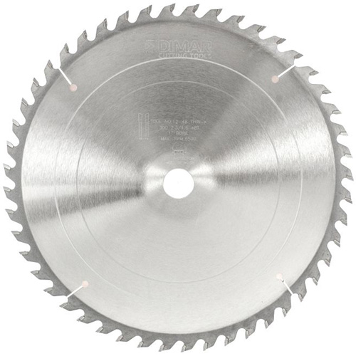 Lame de scie industrielle - coupe en travers &agrave; voie &eacute;troite, 12", 48 dents, Pour Bois Maritime Industrial Rubber