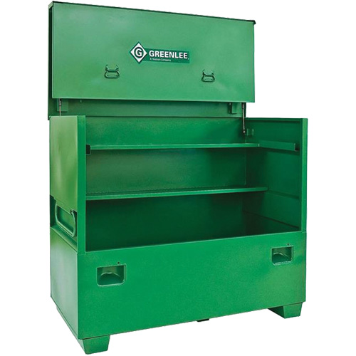 Jobsite Chest, 60" W x 30" D x 48" H, Green Maritime Industrial Rubber