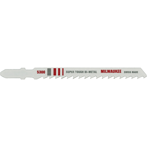 Lame de scie sauteuse, Bim&eacute;tal, Tige en T, 4" lo, 6 dents par pouce Maritime Industrial Rubber