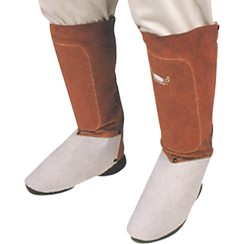 Gu&ecirc;tres en cuir, 6" lo, Lava Brown Maritime Industrial Rubber