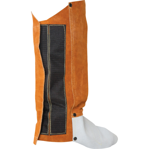 Gu&ecirc;tres en cuir, 14" lo, Lava Brown Maritime Industrial Rubber