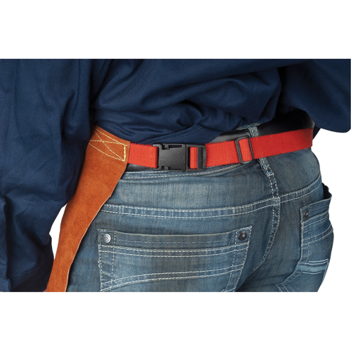 Tablier en cuir, Taille, 24" lo, Lava Brown Maritime Industrial Rubber