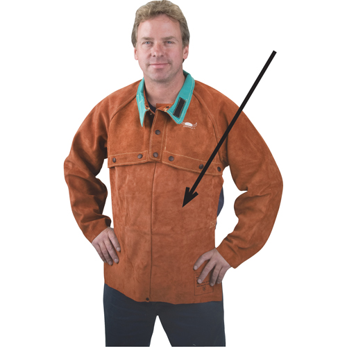 Tablier en cuir, 14" lo, Lava Brown Maritime Industrial Rubber