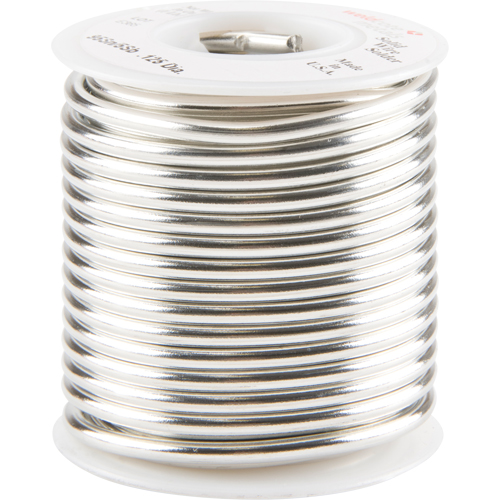 Common Solder, Lead-Free, 95% Tin 5% Antimony, Solid Core, 0.125" Dia. Maritime Industrial Rubber