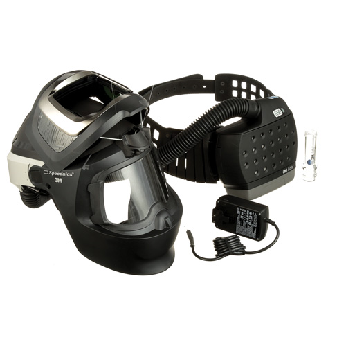 Respirateur d'&eacute;puration d'air propuls&eacute; Adflo, Masque de soudage, Pile Lithium-ion Maritime Industrial Rubber
