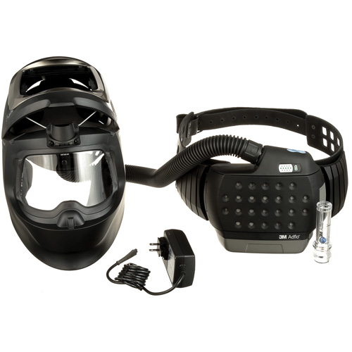 Respirateur d'&eacute;puration d'air propuls&eacute; Adflo, Masque de soudage, Pile Lithium-ion Maritime Industrial Rubber