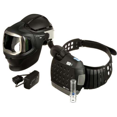Respirateur d'&eacute;puration d'air propuls&eacute; Adflo, Masque de soudage, Pile Lithium-ion Maritime Industrial Rubber