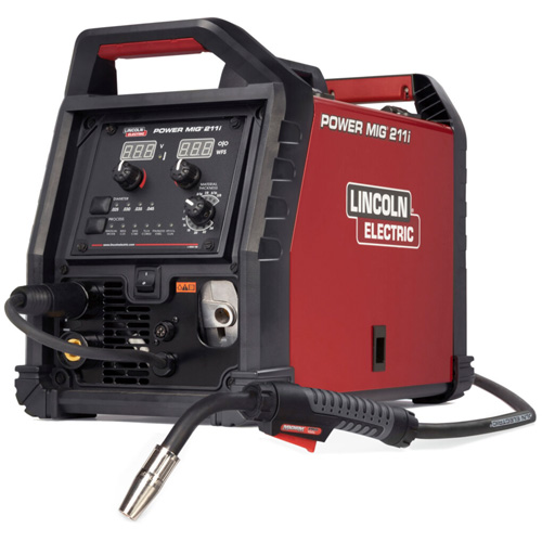 POWER MIG&reg; 211i MIG Welder, 120 V/230 V, 1 Ph, 60 Hz Maritime Industrial Rubber