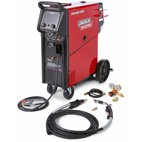 POWER MIG&reg; 360MP Multi-Process Welder, 208 V/230 V/460 V/575 V, 1 Ph, 50/60 Hz Maritime Industrial Rubber