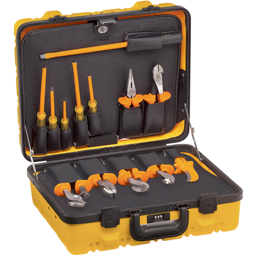 Utility Insulated Tool Kits, 13 Pcs Maritime Industrial Rubber