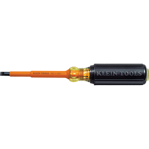 Insulated Heavy Duty, Slot Keystone Tip Screwdrivers Maritime Industrial Rubber
