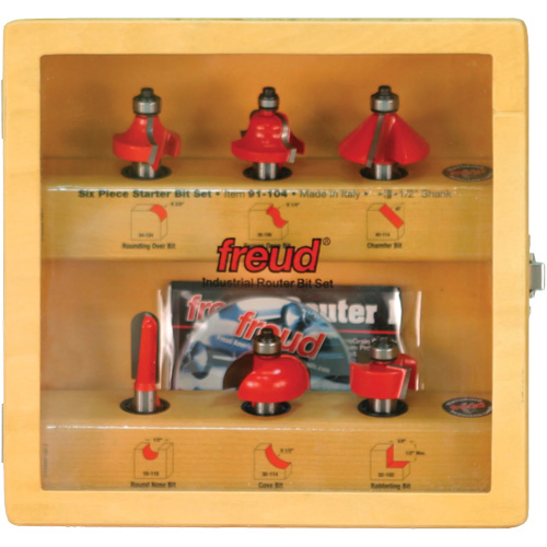 Jeu de d&eacute;marrage de fraises avec mandrins de 1/2" Maritime Industrial Rubber