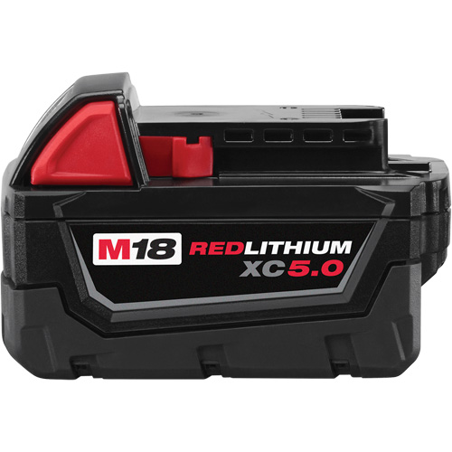 M18 Redlithium XC5.0 Extended Capacity Battery Pack, Lithium-Ion, 18 V, 5 A Maritime Industrial Rubber