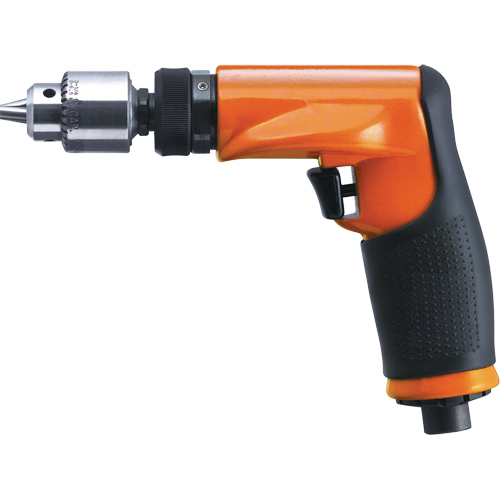 Perceuse non r&eacute;versible de s&eacute;rie 14CF, 38 pi³/min, 1/4", 80 dBA, 3/8" mandrin, Avec cl&eacute; Maritime Industrial Rubber