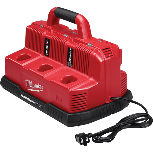 M18 & M12 Rapid Charge Station, 12 V/18 V, Lithium-Ion Maritime Industrial Rubber