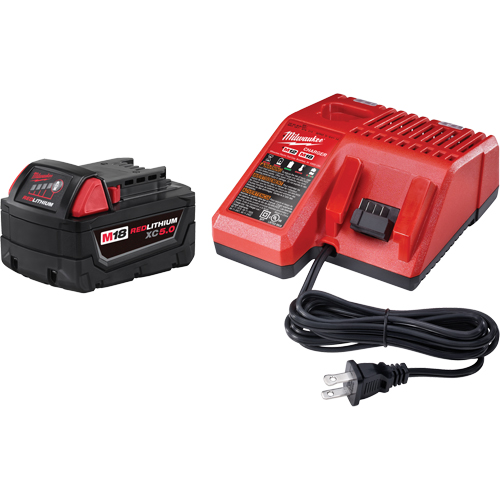 M18 Redlithium XC 5.0 System Starter Kit, 18 V, Lithium-Ion Maritime Industrial Rubber