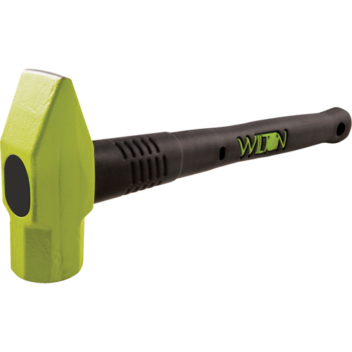 BASH&reg; Cross Pein Hammer, 3 lbs., Cushion Handle, 16" L Maritime Industrial Rubber
