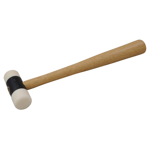 Soft Face Hammer, 8 oz. Head Weight, 12" L Maritime Industrial Rubber