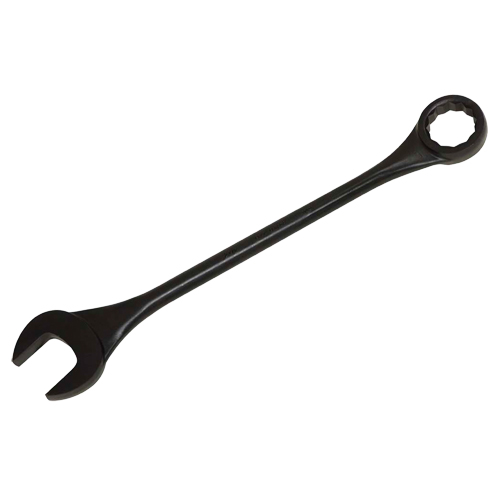Combination Wrench, 12 Point, 2-7/8", Black Oxide Finish Maritime Industrial Rubber