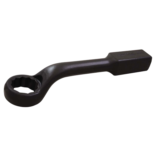 Cl&eacute; polygonale &agrave; choc, 12 pans, 27 mm, d&eacute;cal&eacute;es de 45°, Fini Oxyde noir Maritime Industrial Rubber
