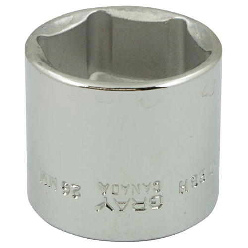 Socket, 15 mm, 3/8" Drive, 6 Points Maritime Industrial Rubber