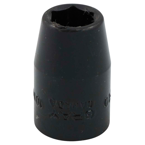 Socket, Impact, 10 mm, 3/8" Drive, 6 Points Maritime Industrial Rubber