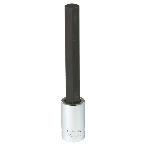 Extra Long Bit  Socket, 10 mm x 4" L, 3/8" Drive Maritime Industrial Rubber