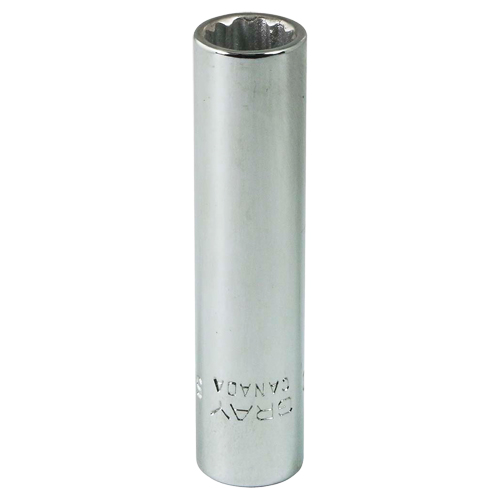 Socket, 5/16", 1/4" Drive, 12 Points Maritime Industrial Rubber