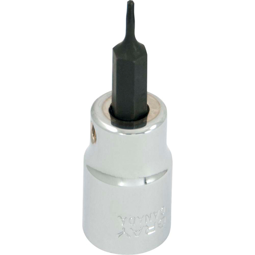 Bit Socket, Torx&reg;, T6 x 2-1/8" L, 3/8" Drive Maritime Industrial Rubber