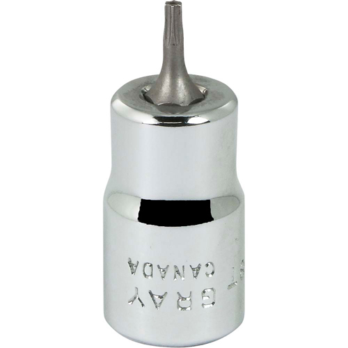 Bit Socket, Torx&reg;, T8 x 2-1/8" L, 3/8" Drive Maritime Industrial Rubber
