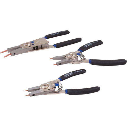 Snap Ring Plier Set, 3 Pieces Maritime Industrial Rubber
