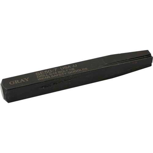 Extracteur de vis droit, 7, Pour vis de 7/8", Carbure Maritime Industrial Rubber