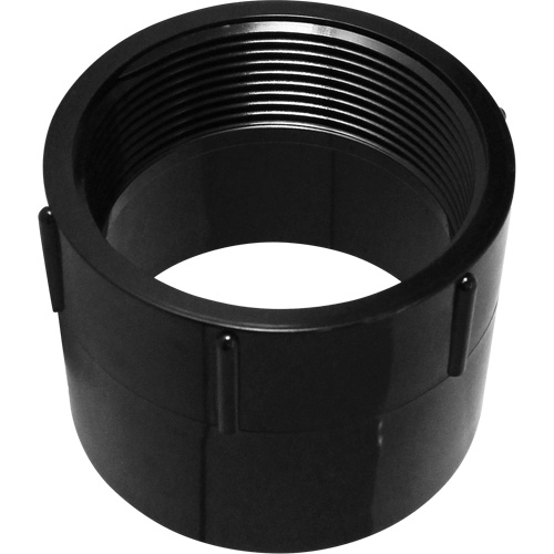 Female Adapter, Hub x FPT, 4" Dia., Plastic Maritime Industrial Rubber