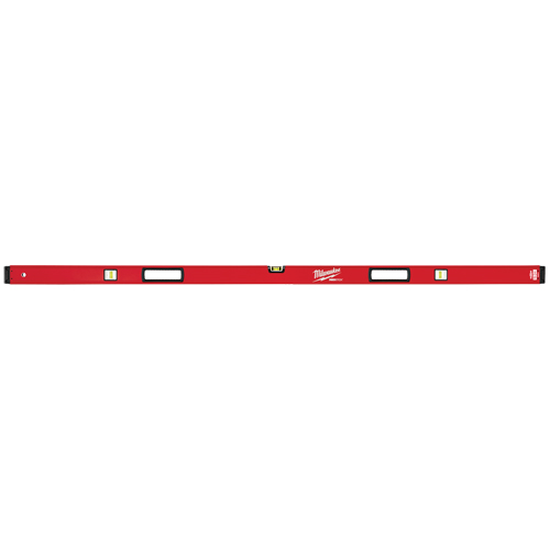 Redstick Level, Box, 6' L, Steel, 3, Non-Magnetic Maritime Industrial Rubber