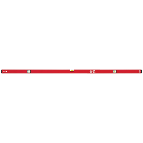 Redstick Compact Level, Box, 6' L, Steel, 3, Non-Magnetic Maritime Industrial Rubber