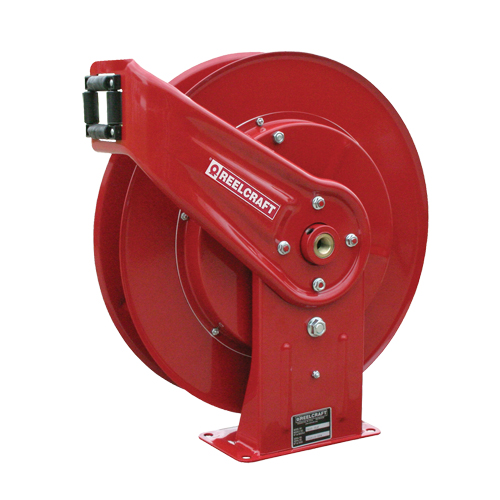General Hose Reel, Single Hose, 7" W x 19-3/4" D x 20-1/4" H Maritime Industrial Rubber