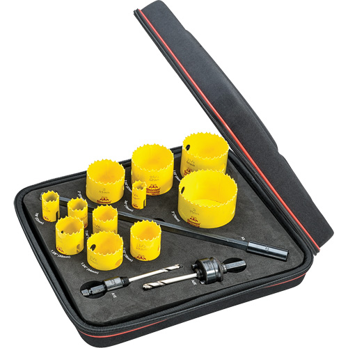 Trousse de scies-cloches industrielles, 14 morcea Maritime Industrial Rubber