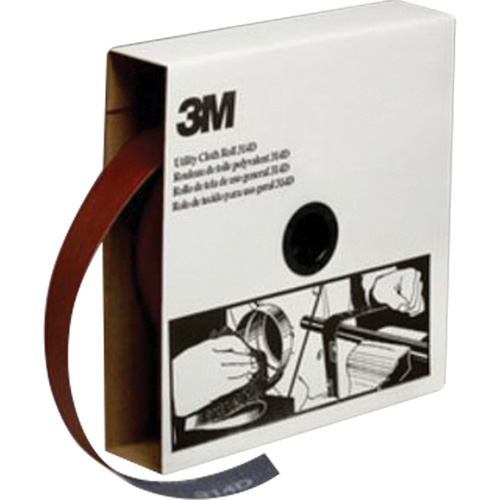 Utility Roll, Aluminum Oxide, 1-1/2" W x 150' L, P400 Grit Maritime Industrial Rubber