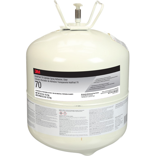 Scotch-Weld HoldFast 70 Spray Adhesive, Clear, Canister Maritime Industrial Rubber