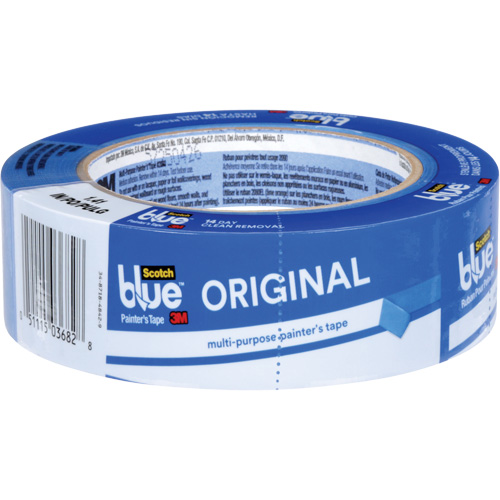ScotchBlue Original Painter's Tape 2090, 36 mm (1-2/5") x 55 m (180'), Blue Maritime Industrial Rubber