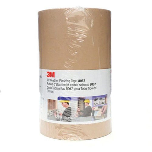 All Weather Flashing Tape 8067, 228.6 mm (9") x 22.86 m (75'), Brown Maritime Industrial Rubber