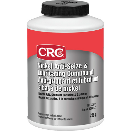 Nickel Anti-Seize Lubricating Compound, 226 g, 425°F (218°C) Max. Effective Temperature Maritime Industrial Rubber