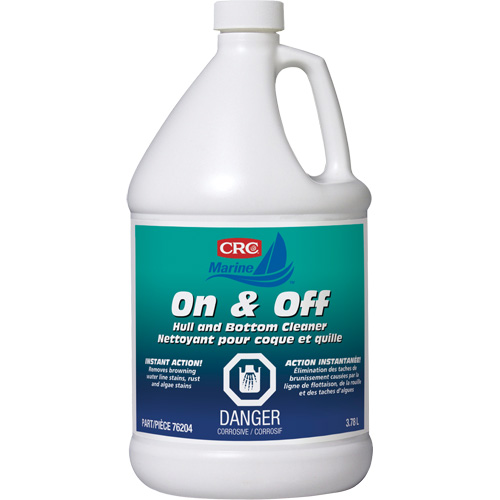 On & Off Hull & Bottom Cleaner, 3.78 L, Jug Maritime Industrial Rubber