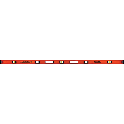 Heavy Duty Level, I-Beam, 72" L, Aluminum, 5, Non-Magnetic Maritime Industrial Rubber