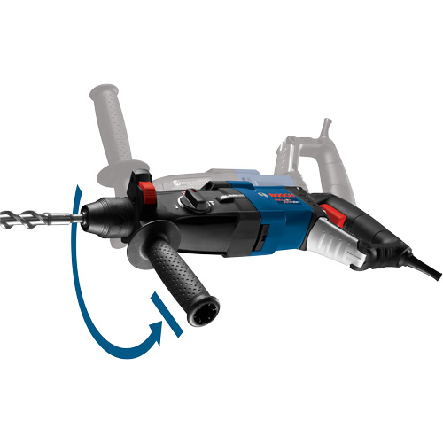 Marteau rotatif SDS-Plus Bulldog Xtreme Max, 8,5 A, 0-5100 Coups/min, 0-1300 Tr/min, 2,4 lb-pi. Maritime Industrial Rubber