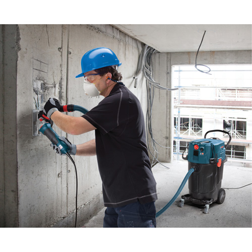 Dust Extractor, Abatement, 14.5 US Gal. (54.9 Litres) Capacity, Hepa Filtration Maritime Industrial Rubber