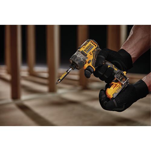 Trousse de tournevis &agrave; moteur sans balai Xtreme, 1/4", 12 V, 200 UWO couple max., Lithium-ion bloc-pile Maritime Industrial Rubber