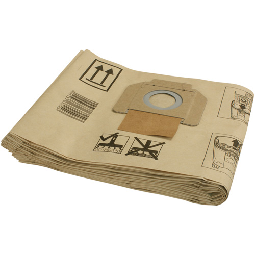 Paper Vacuum Filter Bags, 1 US gal. Maritime Industrial Rubber