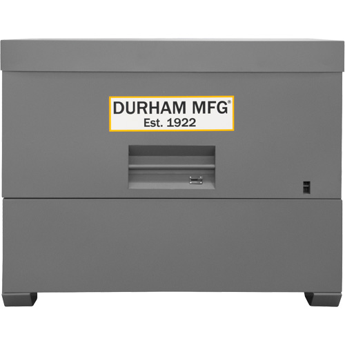 Piano Style Jobsite Storage Box, 60-1/2" W x 34-3/4" D x 49-3/8" H, Grey Maritime Industrial Rubber
